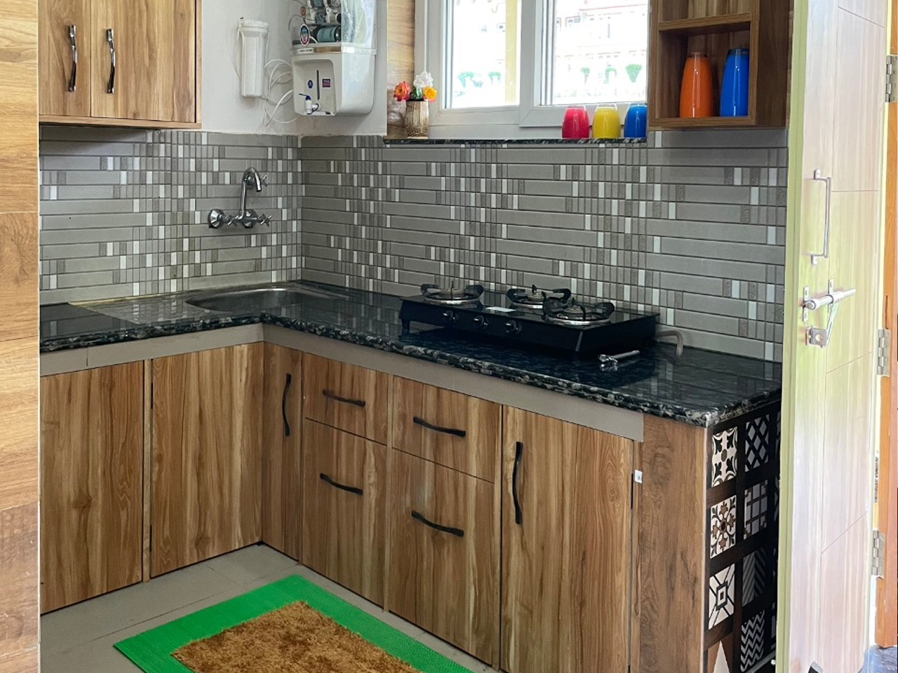 A view of Cottage showing inside Kitchen area